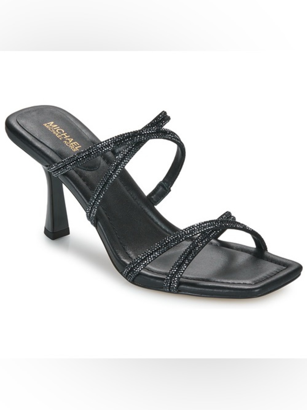 MICHAEL Michael Kors Corrine Rhinestone Strappy Sandals - Picture 1 of 6